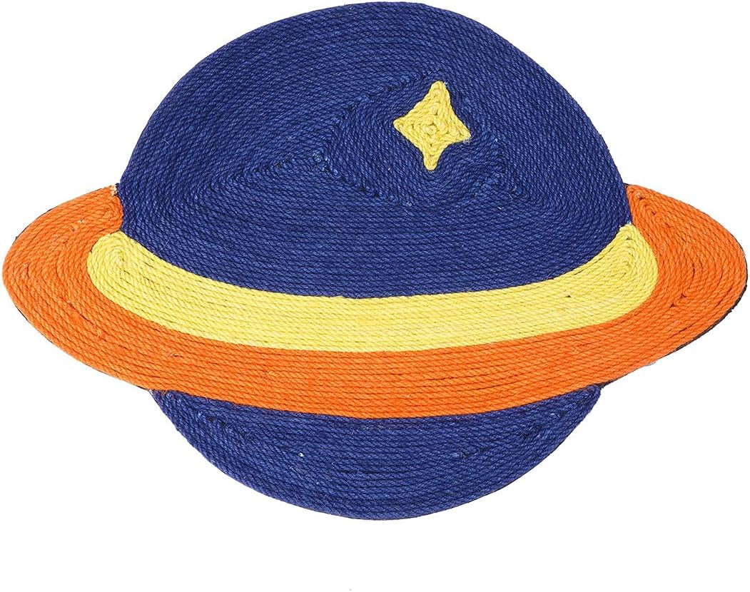 Cat Scratching Mat 15.7X15.7 Inch. Nature Jute Cat Scratcher Pad,Premium Design for Cats to Grind Claws, Relaxing and Release Nature Instinct.Protect Furniture Sofa Carpet