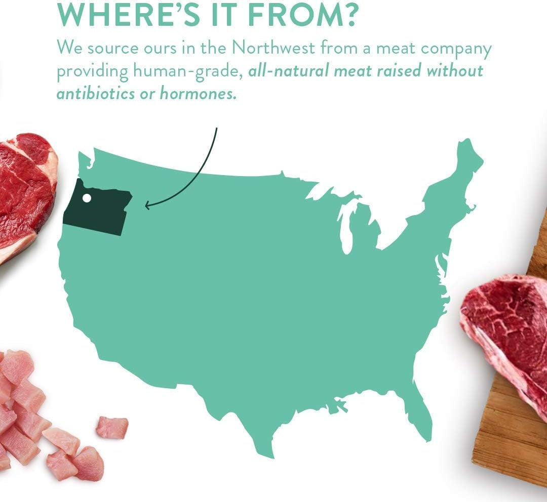 Hopkin'S Pork 'N' Potato All Natural Dog Food, Fully Cooked Microwavable Meal Pouches, Grain & Gluten-Free, USA Made, 4 Pack (4 X 9Oz)